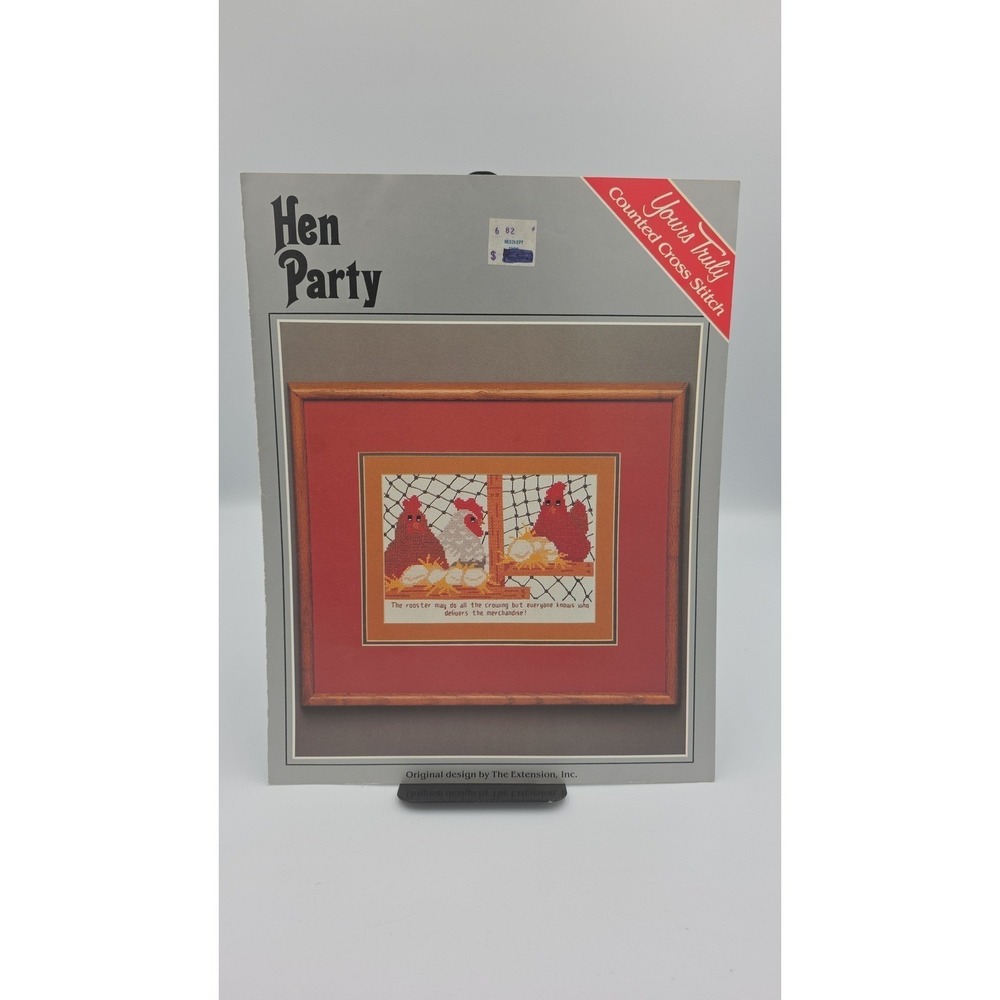 Hen Party, 1982 Platinum Series 6221 Cross‎ Stitch Pattern